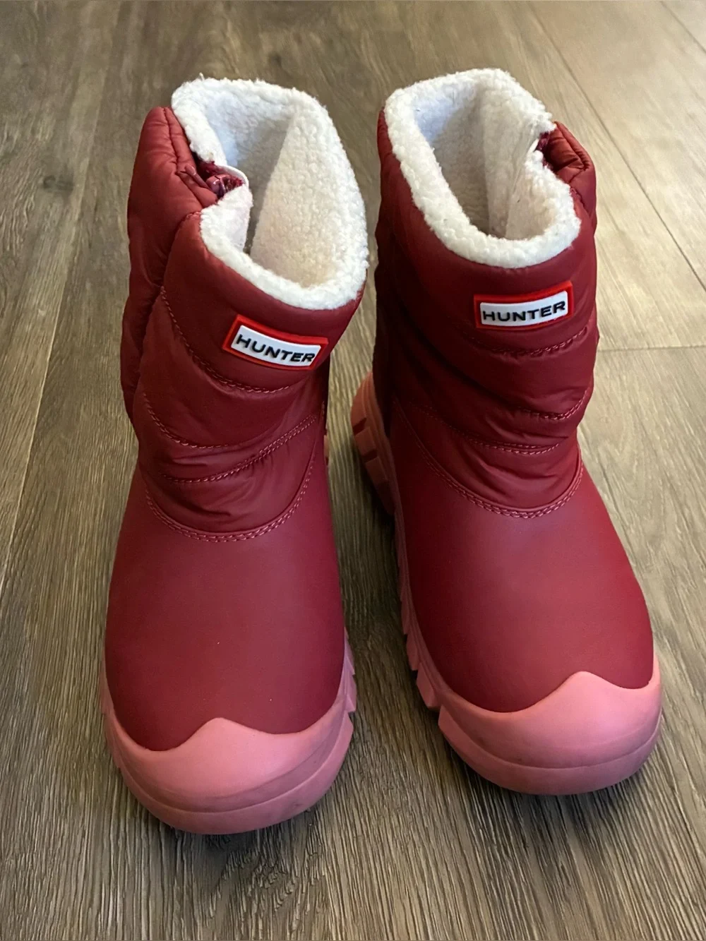 Hunter Intrepid Snow Boot Vital Burgundy/Purring Pink
